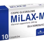 Milax-M, czopki, 2500 mg