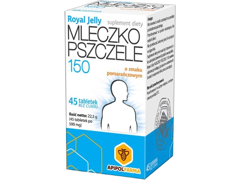 Mleczko Pszczele Royal Jelly 150, tabletki