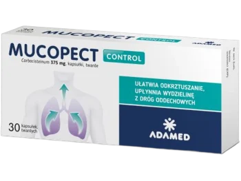 Zdjęcie produktu Mucopect Control, kapsułki, 375 mg
