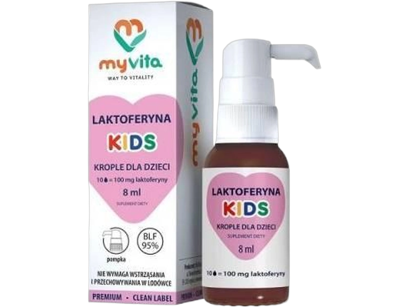 MyVita Laktoferyna Kids, krople, 100 mg