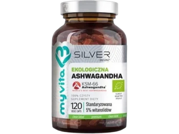 Zdjęcie produktu MyVita SILVER Ashwagandha BIO, kapsułki, 200 mg