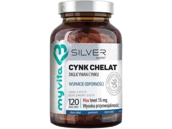 Zdjęcie produktu MyVita Silver Cynk Chelat, kapsułki, 15 mg
