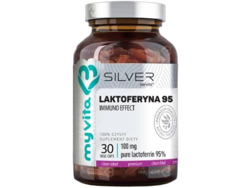 MyVita Silver laktoferyna, kapsułki, 100 mg