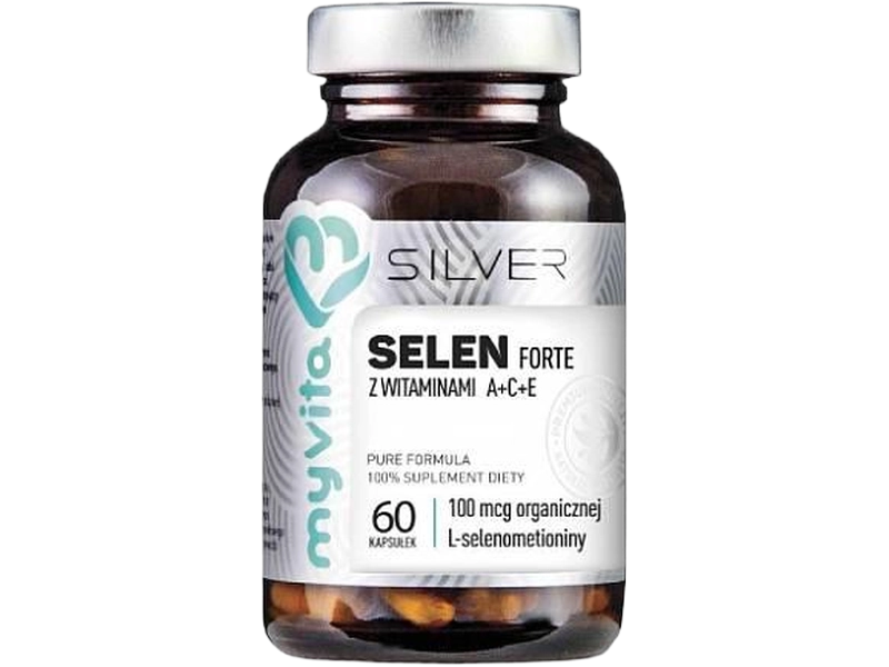 MyVita Silver Selen forte z witaminami A+C+E, kapsułki