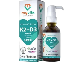 MyVita Silver Witamina K2 MK-7 + D3 forte, krople