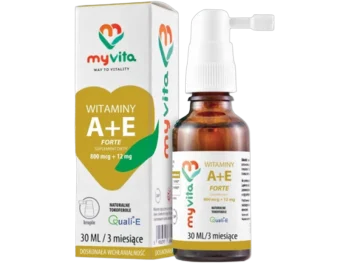 Zdjęcie produktu MyVita Witamina A+E Forte, krople, 800 µg + 12 mg