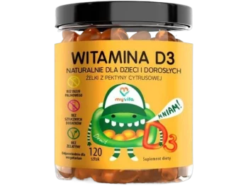 Zdjęcie produktu MyVita Żelki naturalne witamina D3, żelki, 25 µg