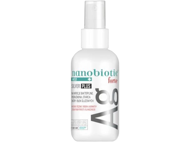 Nanobiotic Med Silver Plus Forte, spray na skórę