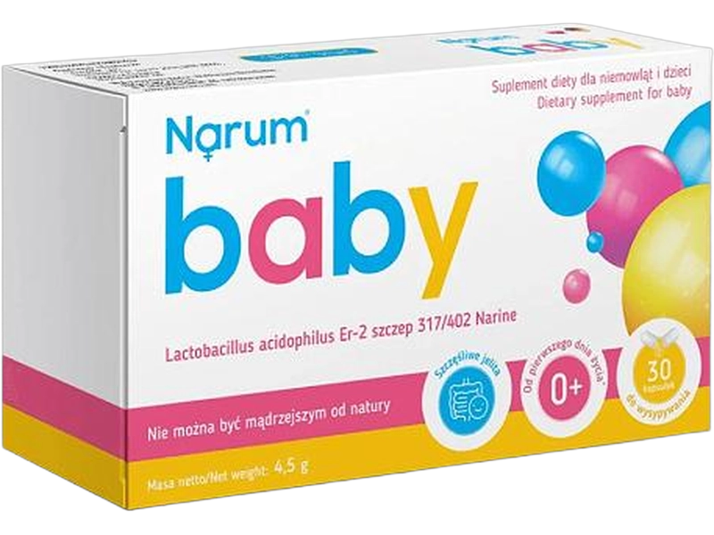 Narum Baby, kapsułki, 1,5 x 10^8 CFU
