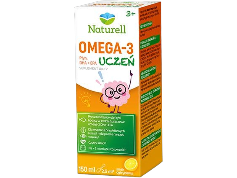 Naturell Omega-3 uczeń, płyn
