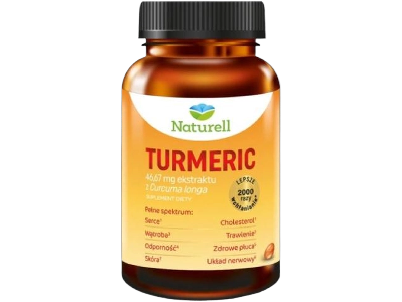 Naturell Turmeric, kapsułki, 42 mg