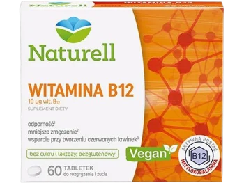 Zdjęcie produktu Naturell Witamina B12, tabletki do ssania, 10 µg