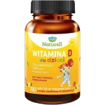Naturell Witamina D dla dzieci, tabletki do rozgryzania i żucia, 25 µg
