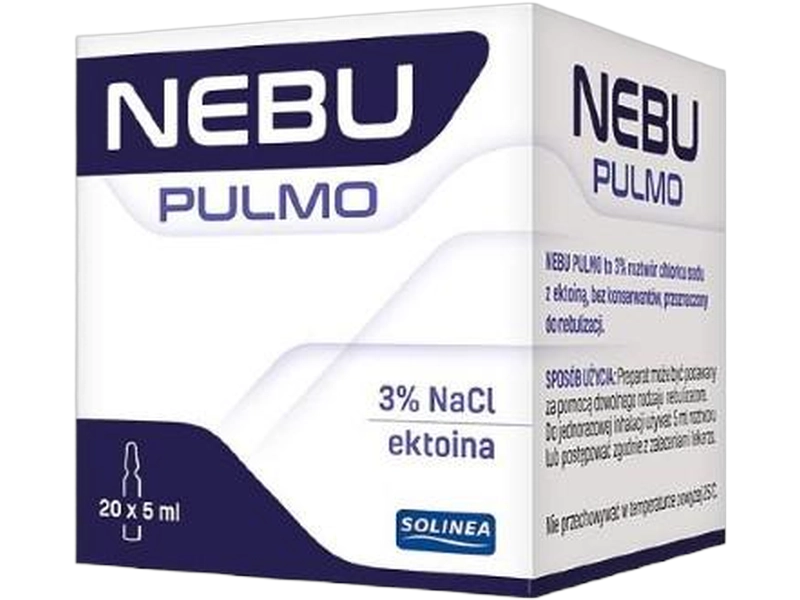 Nebu Pulmo, roztwór do nebulizacji, 3%
