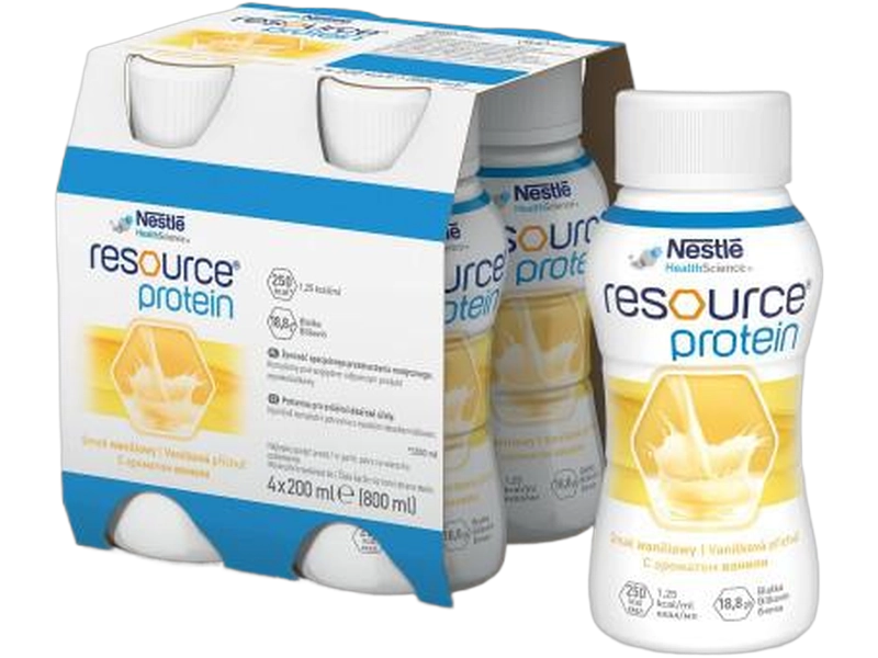 Nestle Resource Protein, waniliowy, płyn, 9,4 g/100 ml