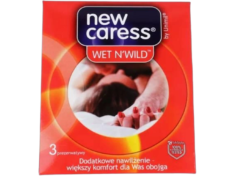 New caress 3, prezerwatywy