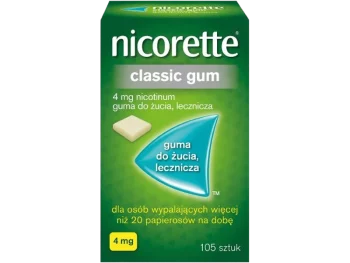 Zdjęcie produktu Nicorette Classic Gum, gumy do żucia