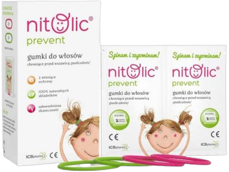 Nitolic Prevent, gumki do włosów