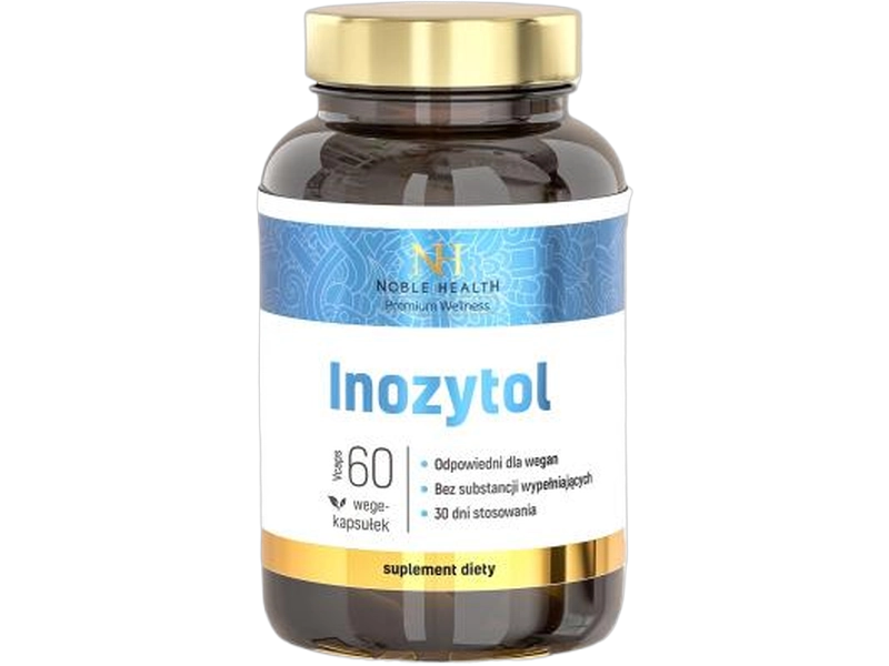 Noble Health Inozytol, kapsułki, 500 mg/2 kapsułki