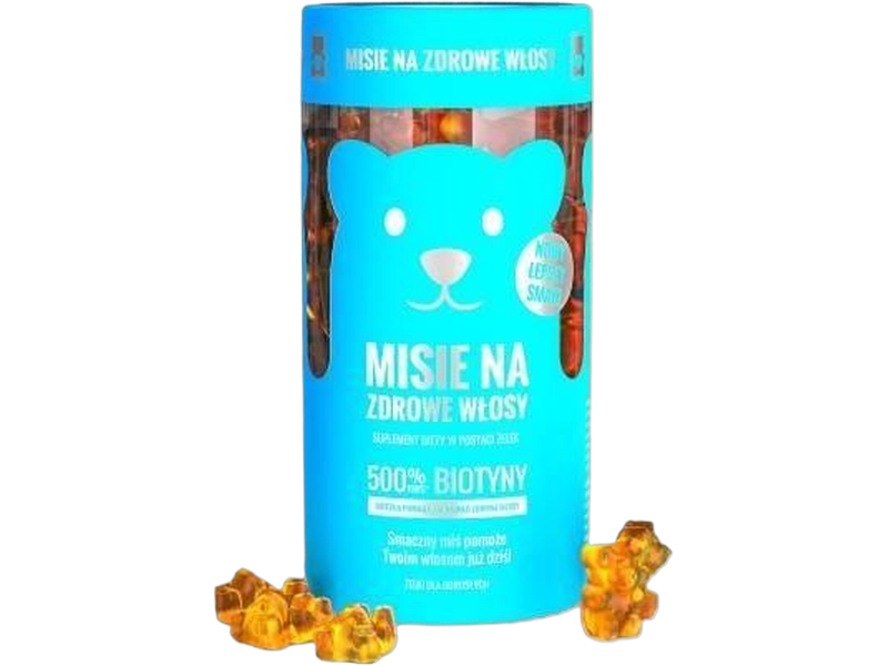 Noble Health Misie na zdrowe włosy, żelki