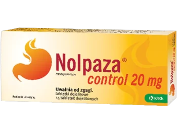 Zdjęcie produktu Nolpaza Control, tabletki, 20 mg
