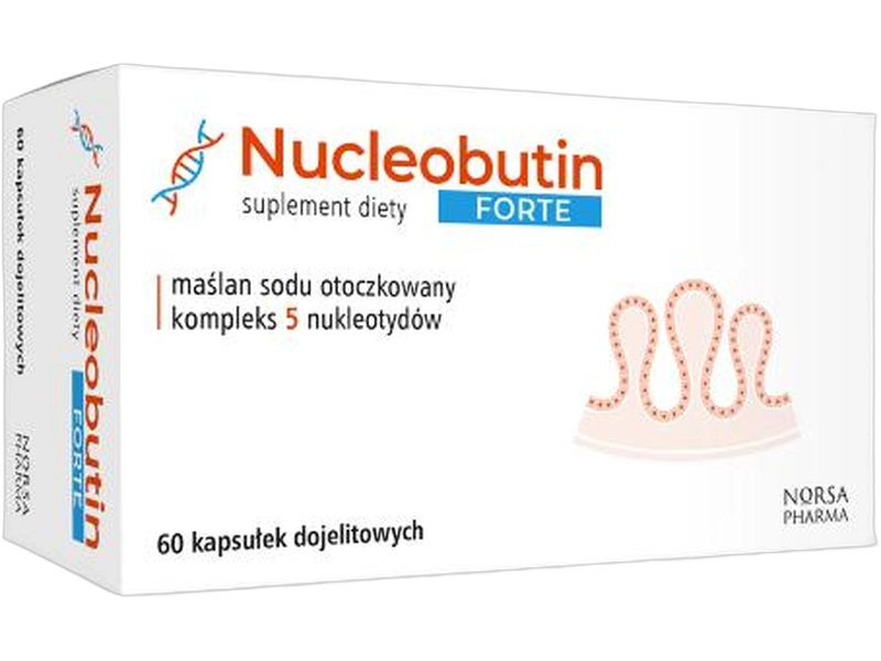 Norsa Pharma Nucleobutin forte, kapsułki dojelitowe