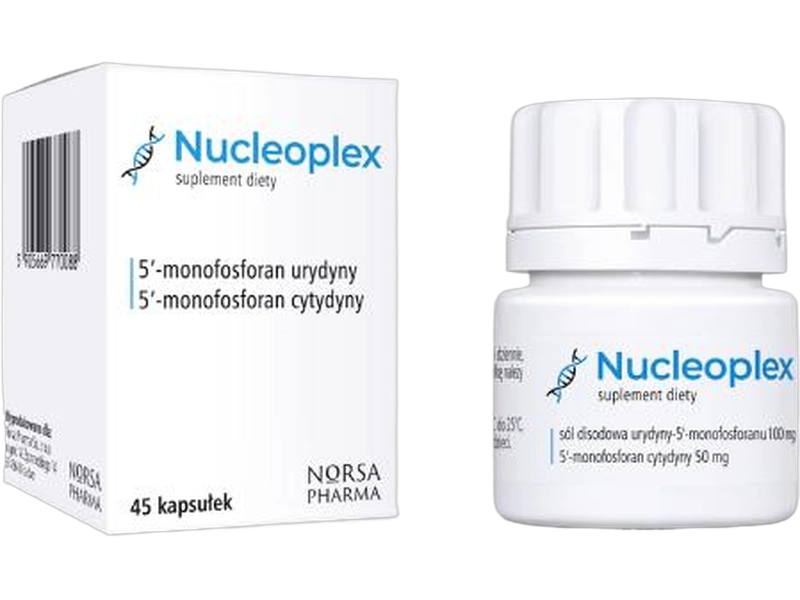 Norsa Pharma Nucleoplex budulec kwasów nukleinowych, kapsułki