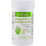 Norsan Omega-3 Vegan olej z alg morskich, kapsułki