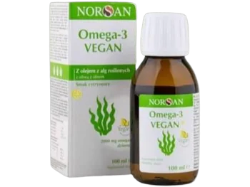 NORSAN Omega-3 Vegan (olej z alg morskich), płyn, 2000 mg/5 ml