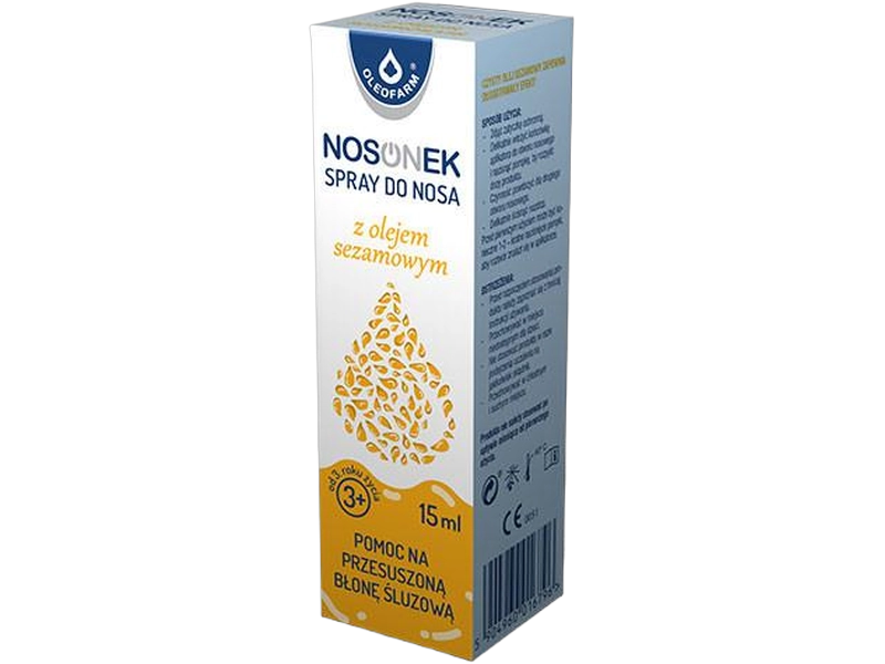 Nosonek olej sezamowy, spray do nosa