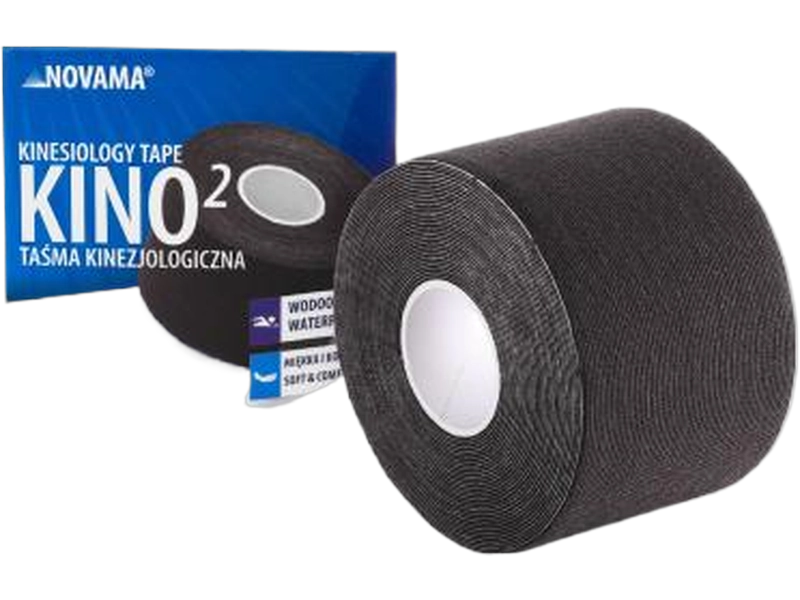 Novama Kino2 czarna, taśma kinezjologiczna