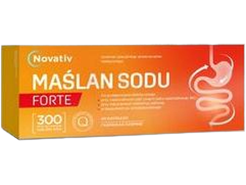 Novativ Maślan sodu Forte, kapsułki, 300 mg