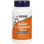 Now Foods Acetyl L-karnityna, kapsułki, 500 mg