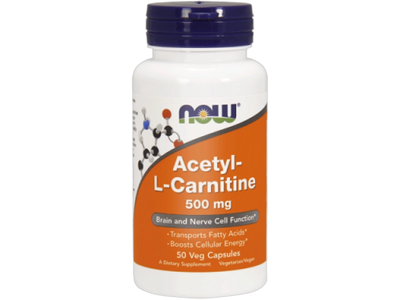 Now Foods Acetyl L-karnityna, kapsułki, 500 mg