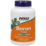 Now Foods Boron, kapsułki, 3 mg