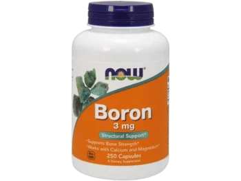 Now Foods Boron, kapsułki, 3 mg