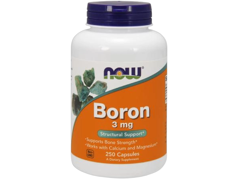 Now Foods Boron, kapsułki, 3 mg