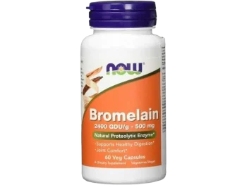 Now Foods Bromelaina, kapsułki, 500 mg