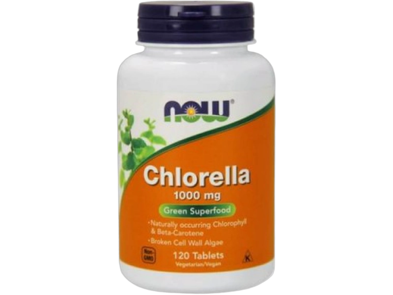 Now Foods Chlorella, tabletki, 1000 mg