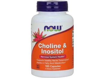 Zdjęcie produktu Now Foods Choline Inositol, kapsułki, 250 mg + 250 mg