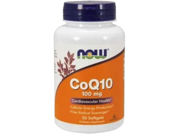 Zdjęcie produktu Now Foods CoQ10 + witamina E, kapsułki miękkie, 100 mg