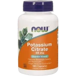 Now Foods Cytrynian potasu, kapsułki, 99 mg