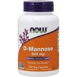 Now Foods D-mannose, kapsułki, 500 mg