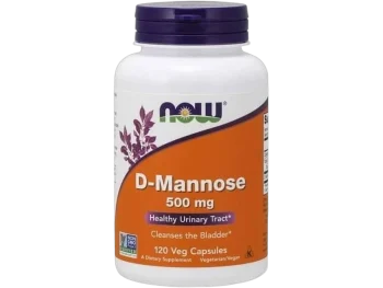 Zdjęcie produktu Now Foods D-mannose, kapsułki, 500 mg