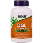 Now Foods DGL lukrecja z aloe vera, kapsułki
