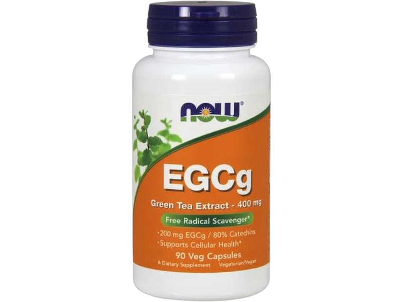 Now Foods Egcg Green tea, kapsułki, 400 mg