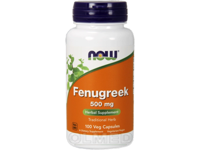 Now Foods Fenugreek kozieradka, kapsułki, 500 mg