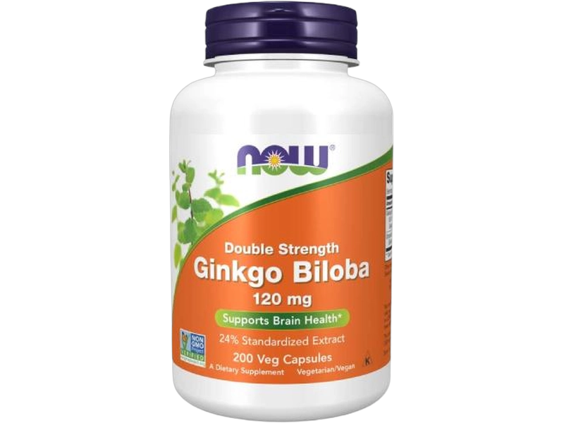 Now Foods Ginkgo biloba miłorząb dwuklapowy, kapsułki