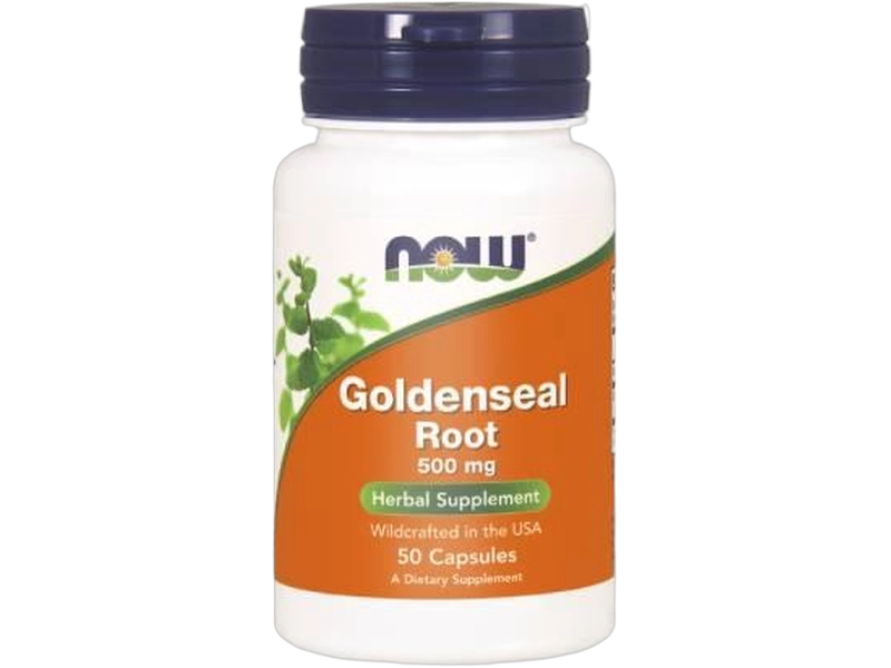Now Foods Goldenseal root, kapsułki, 500 mg
