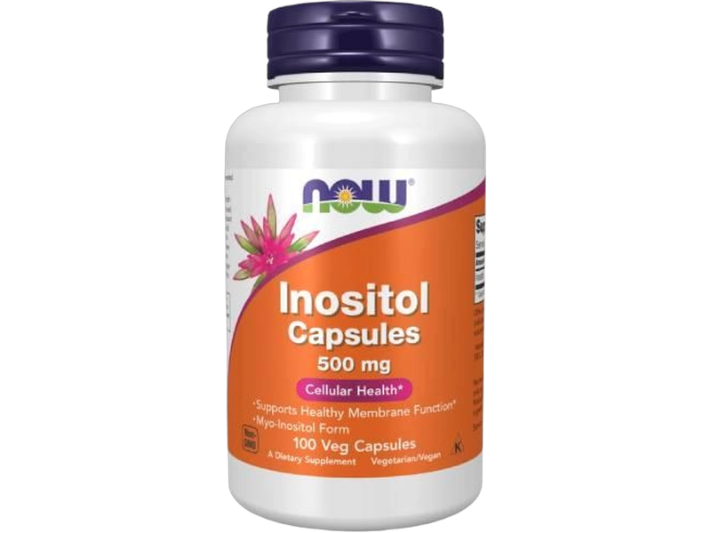 Now Foods Inositol capsules, kapsułki, 500 mg
